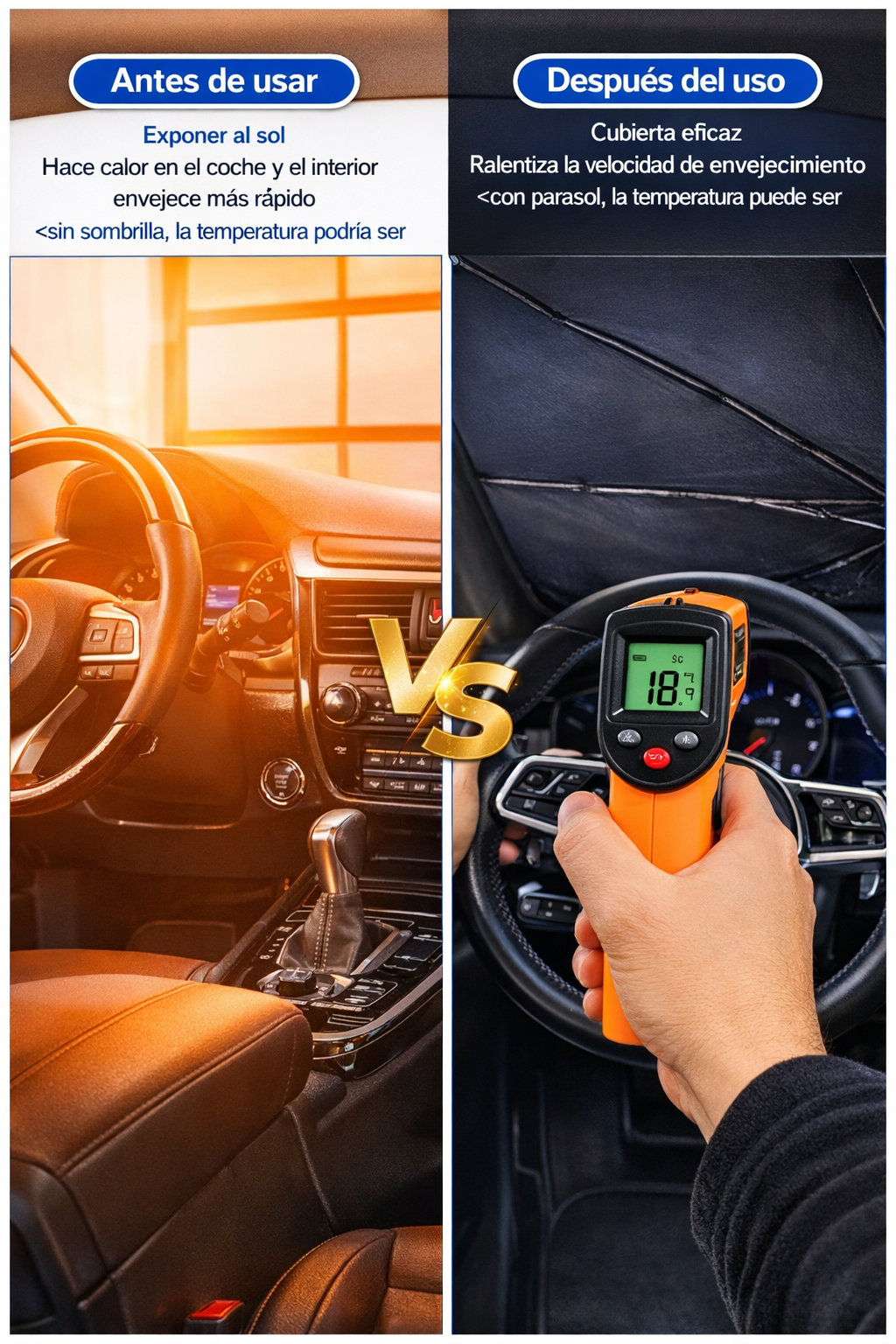 PARASOL PLEGABLE PARA PARABRISAS