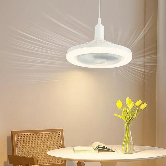 VENTILADOR DE TECHO CON LAMPARA LED