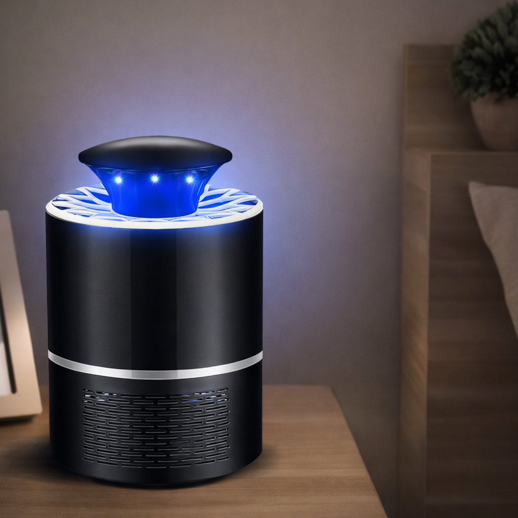 LAMPARA MATA MOSQUITOS CON LUZ UV