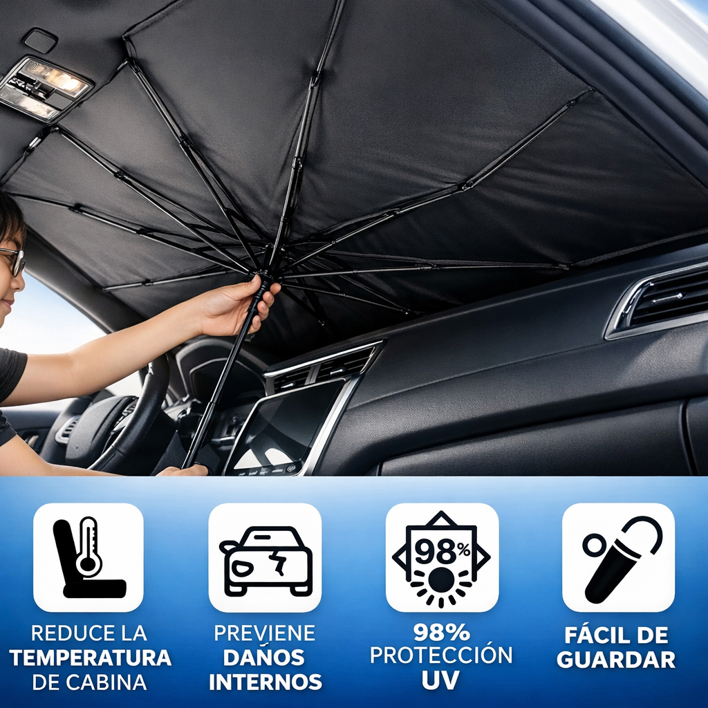PARASOL PLEGABLE PARA PARABRISAS